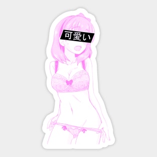 Aesthetic Japanese Girl 20 Sticker